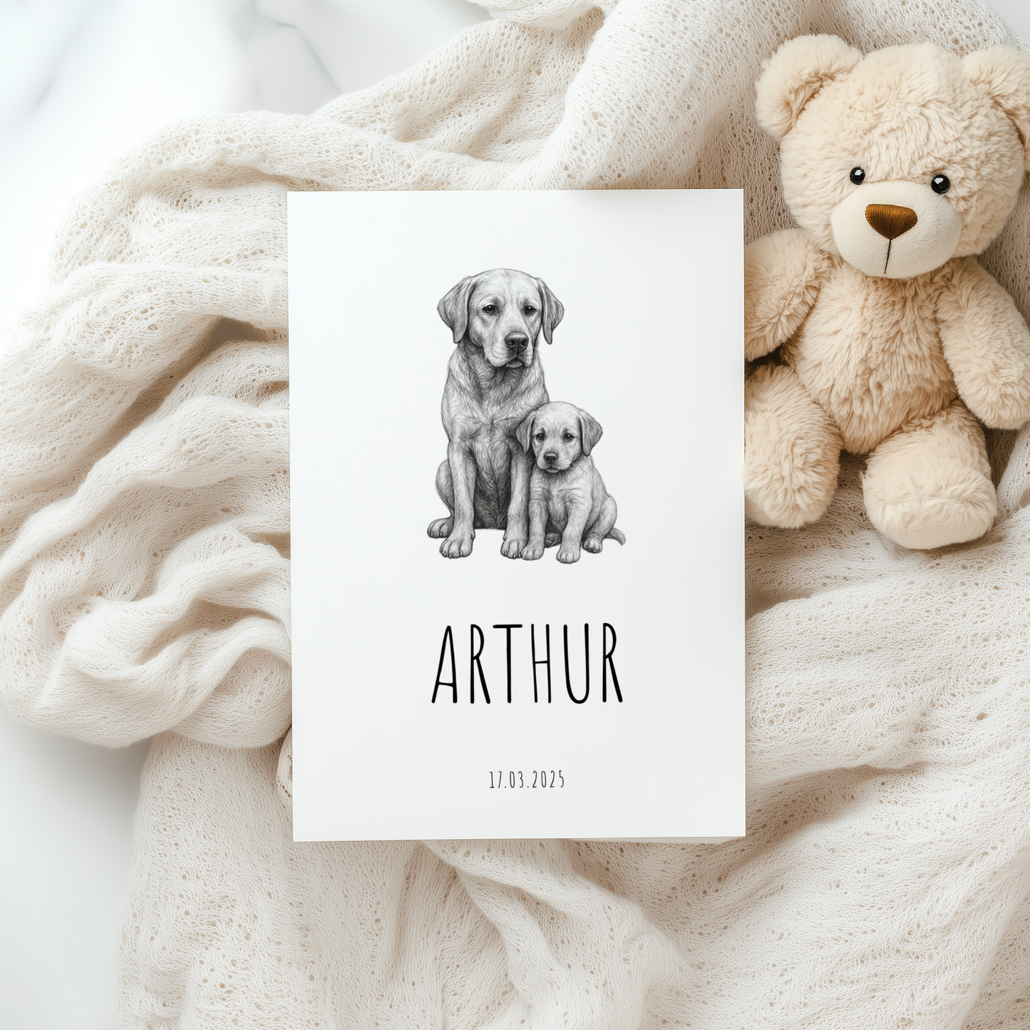 Geboortekaartje Honden